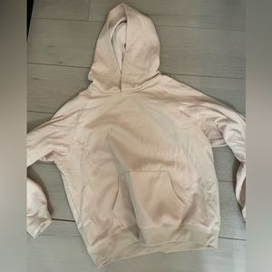 LIGHT OATMEAL HOODIE - SIZE MEDIUM